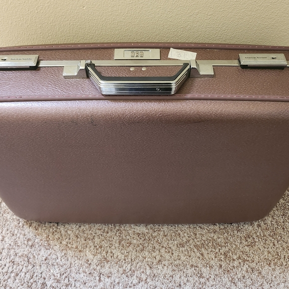 American Tourister Brown Hard Shell Briefcase